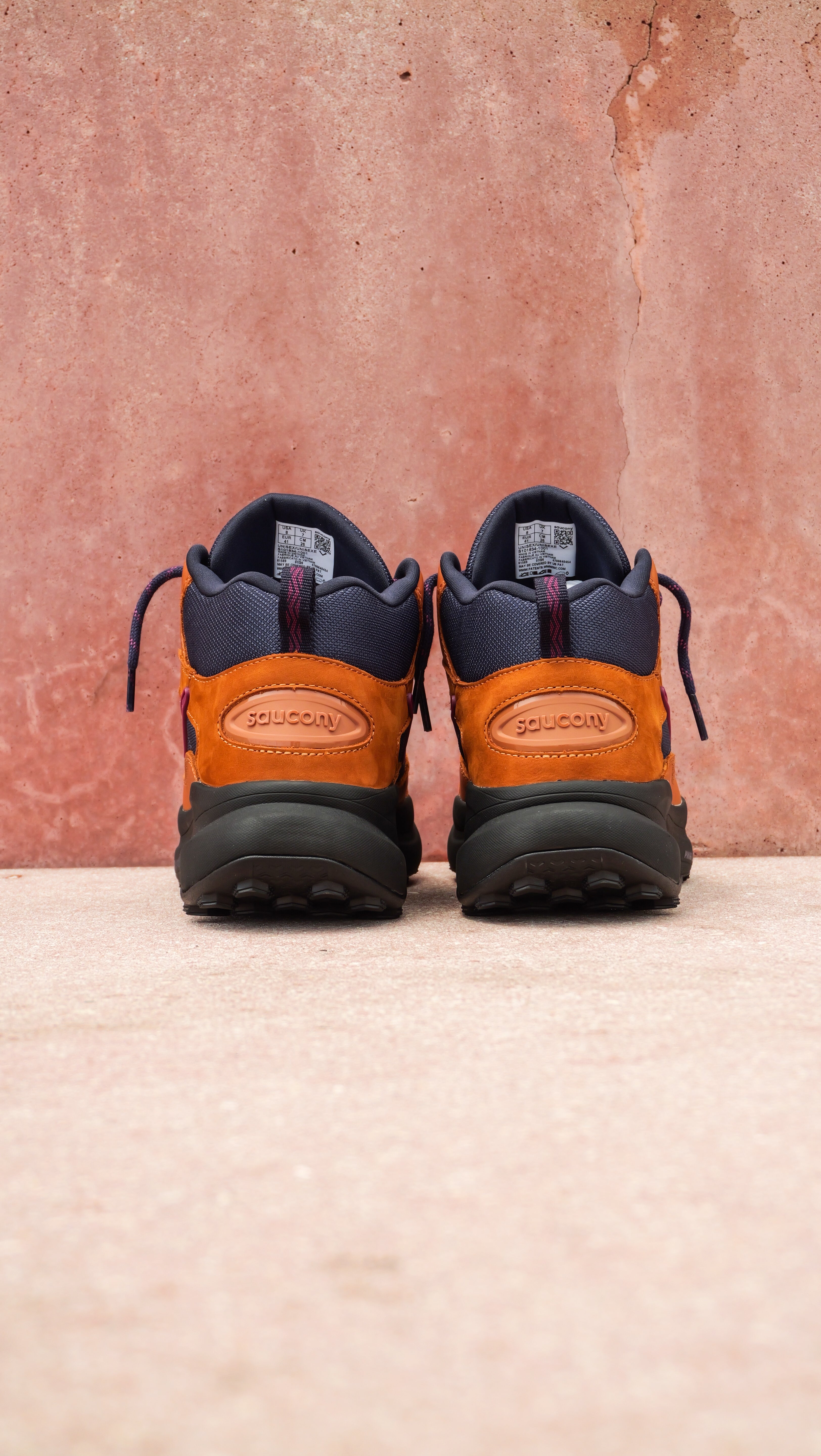 Mens Saucony Trekker LS (Ginger/Naval)