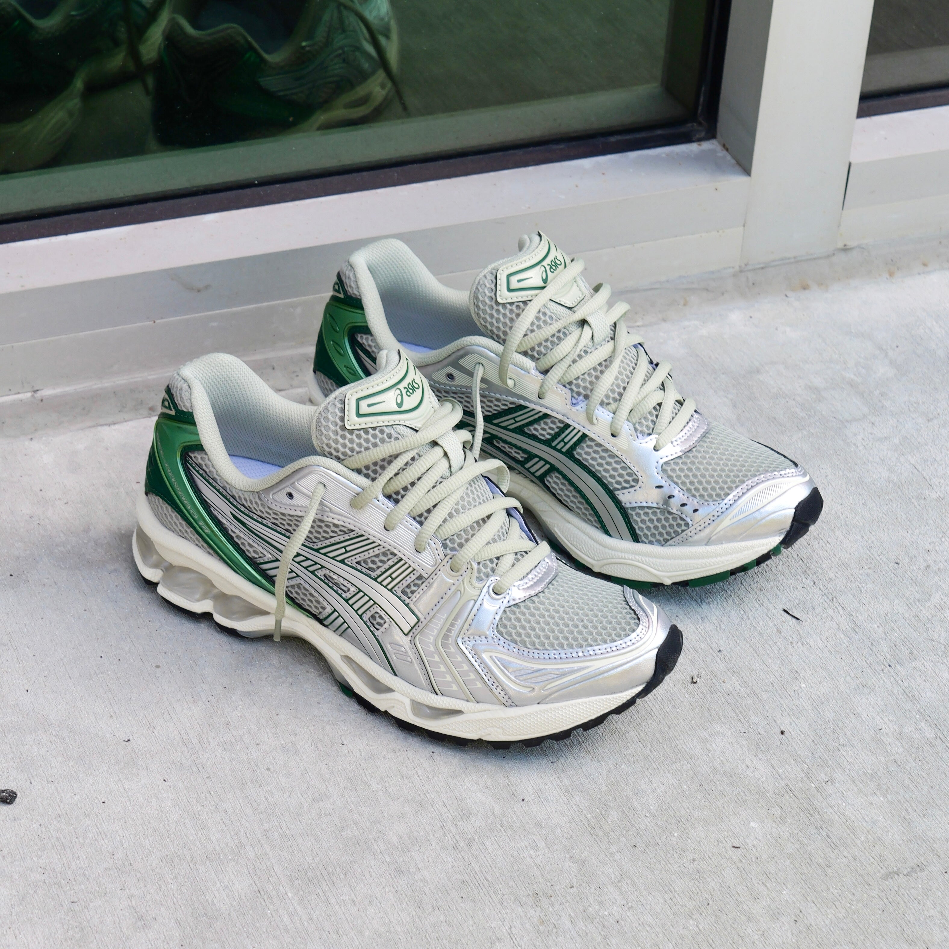 Mens Asics Gel-Kayano 14 (Dried Leaf Green/Pure Silver)