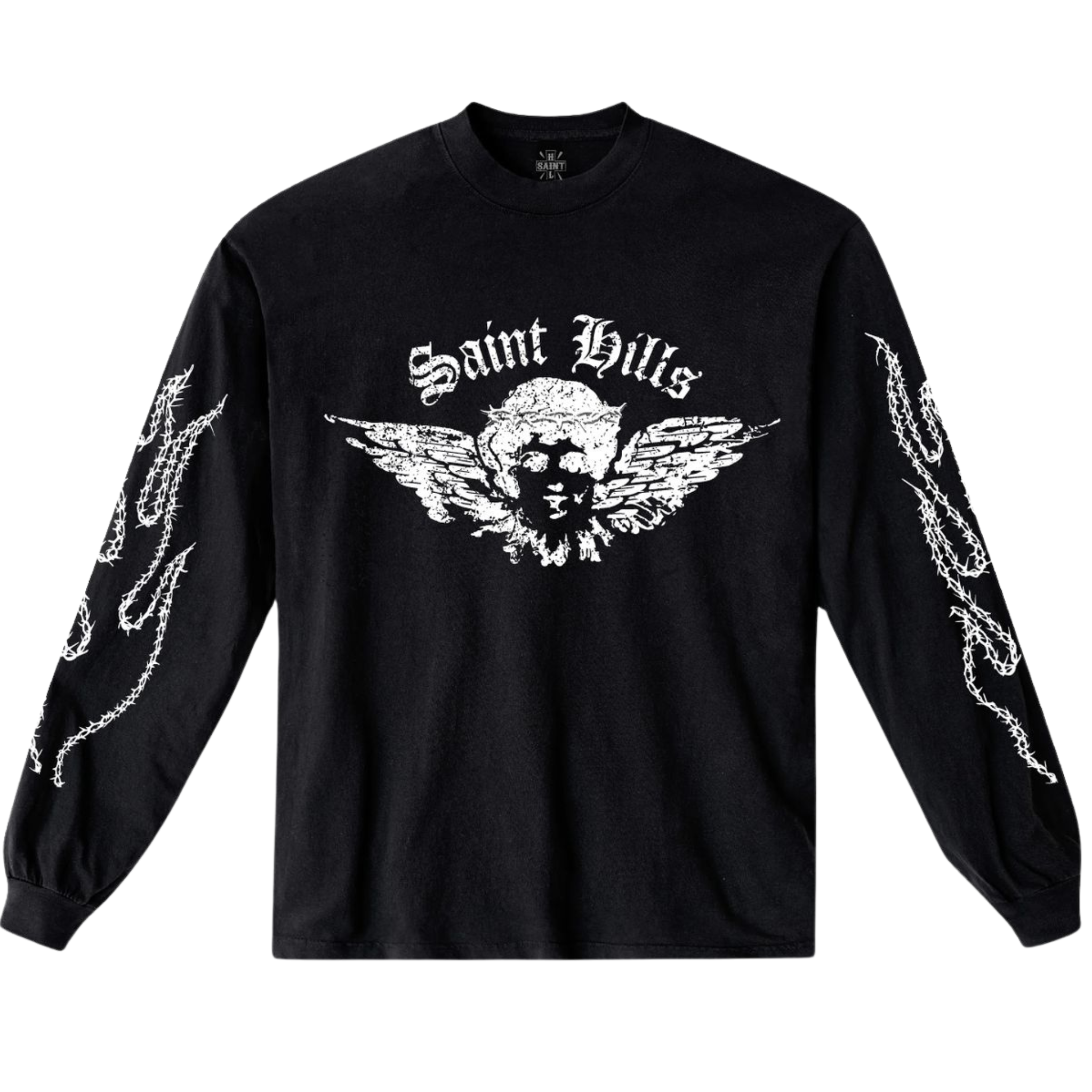 Saint Hills 'St.Angel' LS Tee (Black) - Saint Hills
