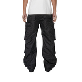 EPTM Baggy Moon Zip Cargo Pants (Black) - EPTM