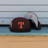 New Era Texas Rangers 2019 Final Season 59Fifty Fitted (Brown/Black) - New Era