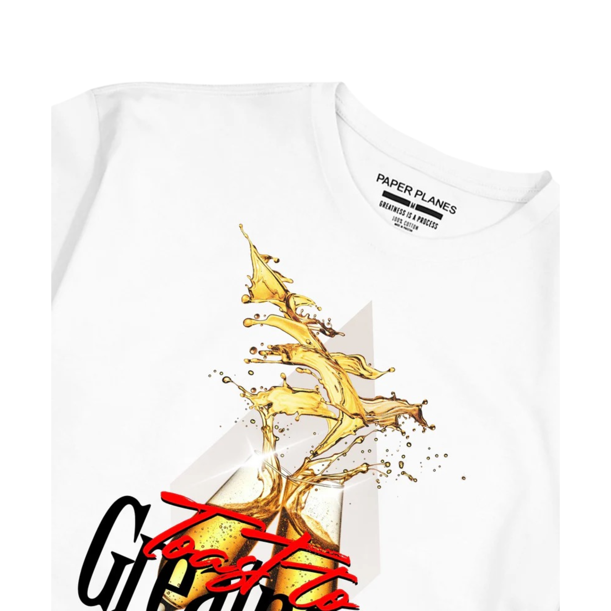Paper Planes "Toast To Greatness" Tee (White)