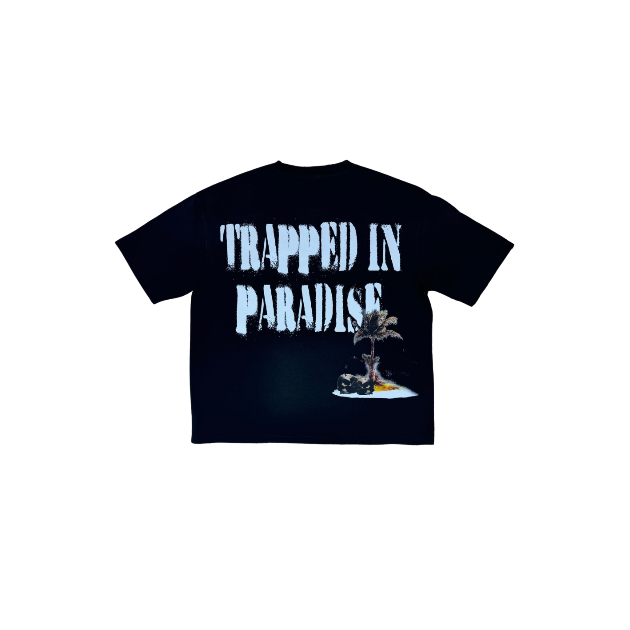 Dry Rot "Trapped In Paradise" Black Tee - Dry Rot
