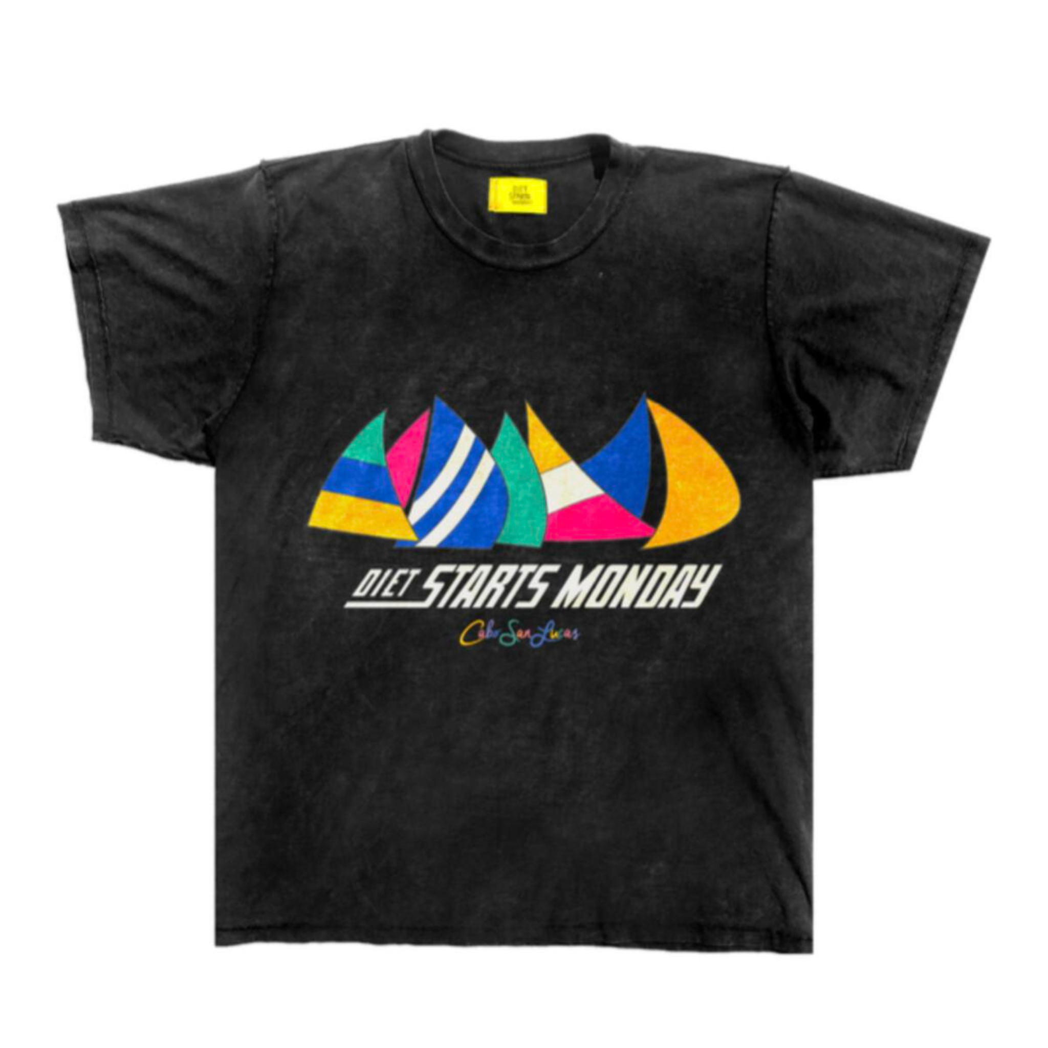 Diet Starts Monday Sails Tee (Black) - Diet Starts Monday