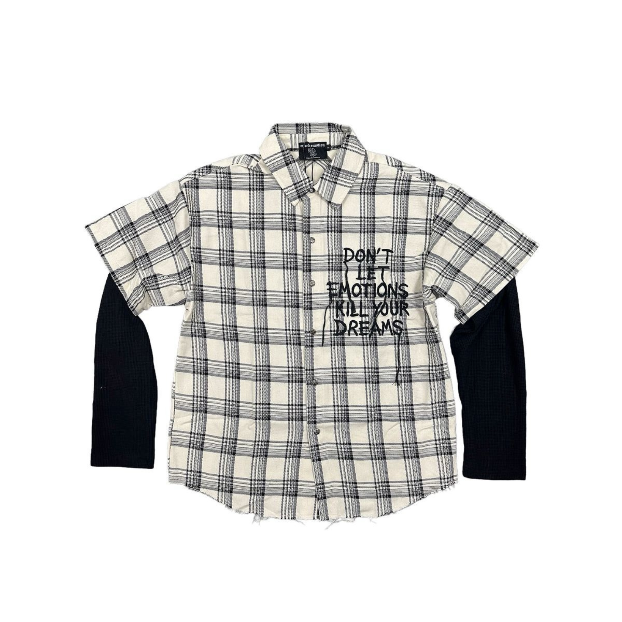 Mixed Emotion "Dreams" Flannel (Cream) - Mixed Emotion