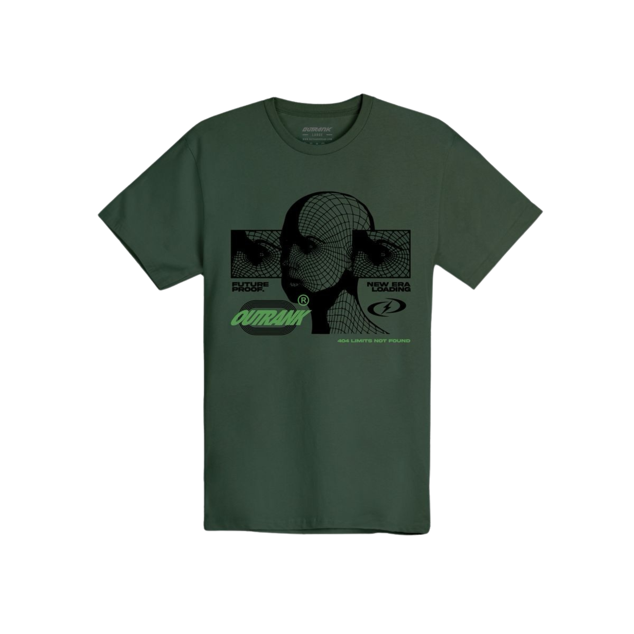 Outrank "Ahead of My Time" T-shirt (Forest Green)
