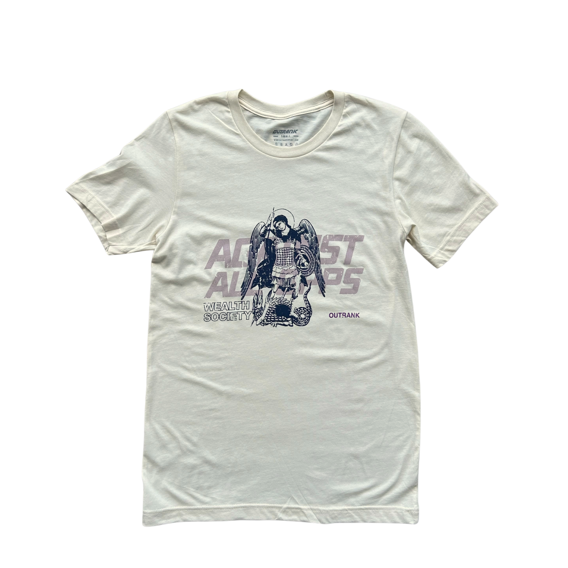 Outrank "Against All Opps" Tee (Vintage White) - Outrank