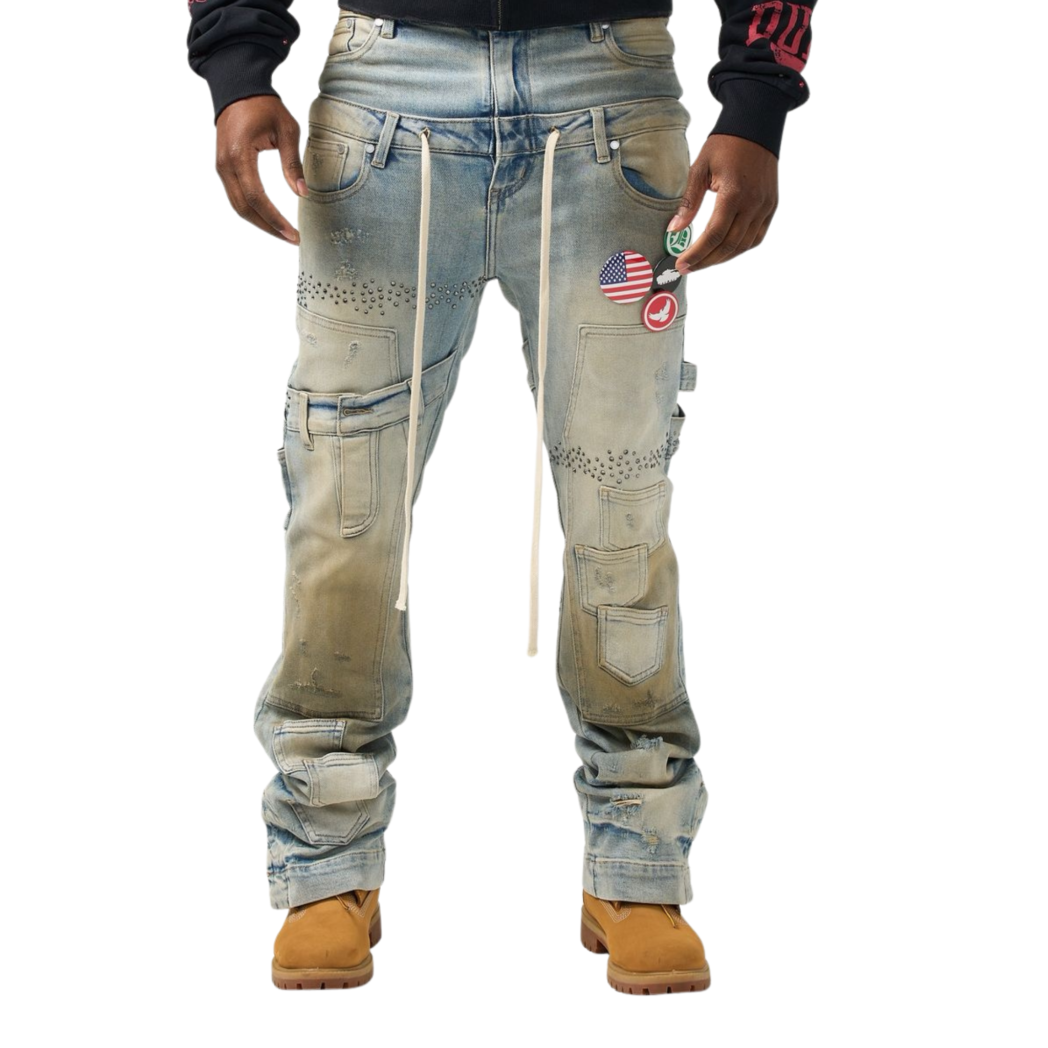 DUAA "World Peace" Blue Denim