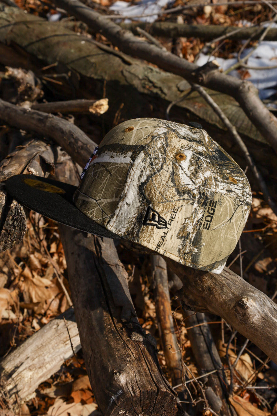 New Era Houston Astros 2022 World Series Side Patch Fitted (Real Tree Camo/Black) - New Era
