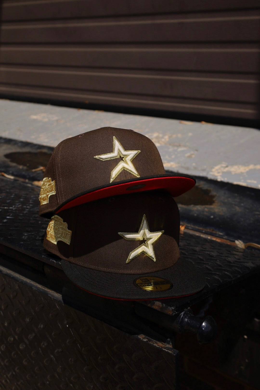 New Era Houston Astros 2004 All-Star Game Side Patch Red UV 59Fifty Fitted (Walnut/Black)