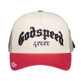 Godspeed GS Forever Trucker Hat (White/Red)