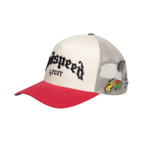 Godspeed GS Forever Trucker Hat (White/Red)