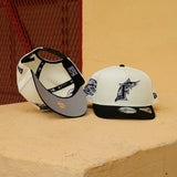 New Era Florida Marlins 10th Anniversary 9FIFTY A-Frame Snapback-(Cream/Black) - New Era