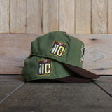New Era Anaheim Mighty Ducks 10 Year Anniversary 9FIFTY A-Frame Snapback-(Olive/Brown)