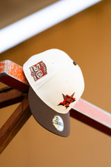 New Era Houston Astros 50th Anniversary Bronze UV (Off White/Walnut) 59Fifty Fitted - New Era