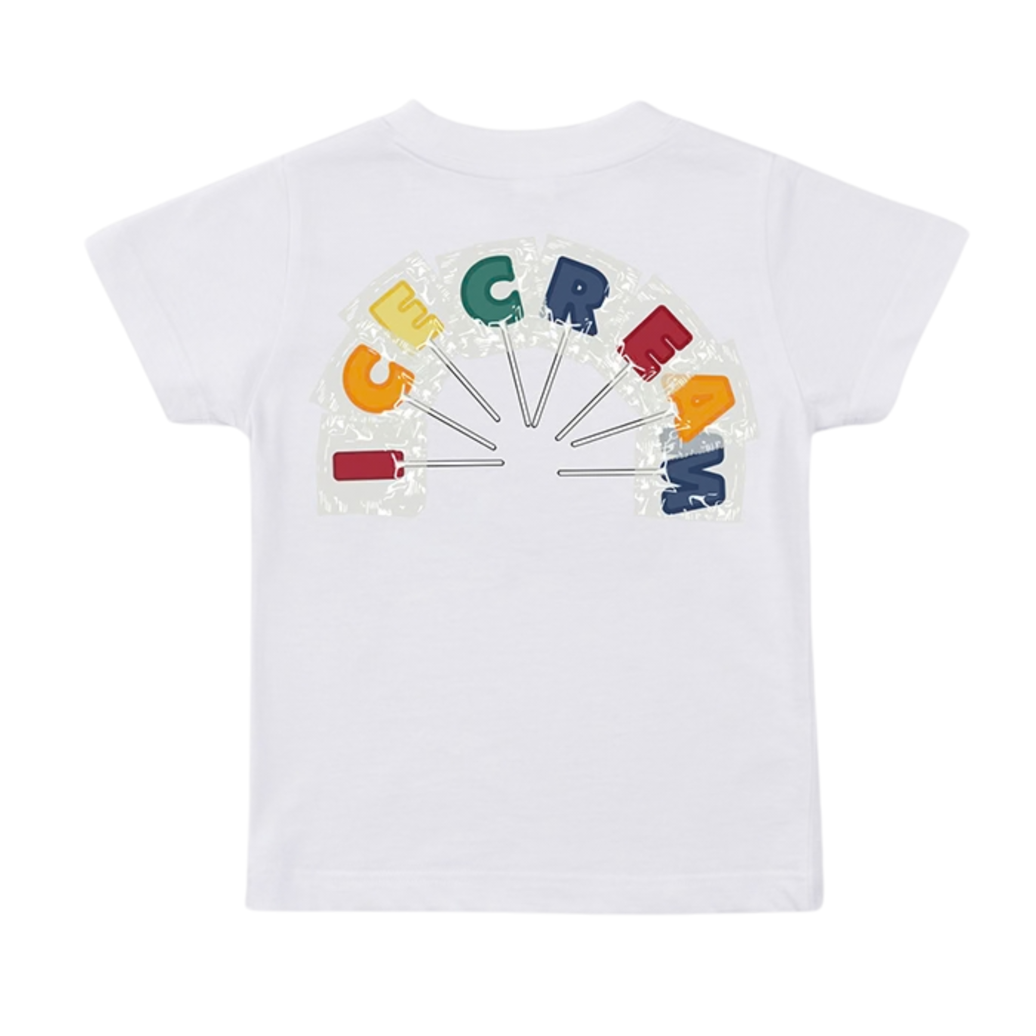 Kids Icecream"Lolli" SS Tee (White) - Ice Cream