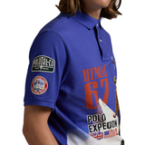 Polo Ralph Lauren Classic Fit Mesh Graphic Polo Shirt (Sapphire Star) - Polo Ralph Lauren