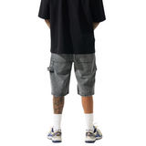 Serenede "Cave" Denim Shorts (Grey) - Serenede