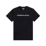 Paper Planes Diamond and Stripes Tee (Black) - Paper Plane