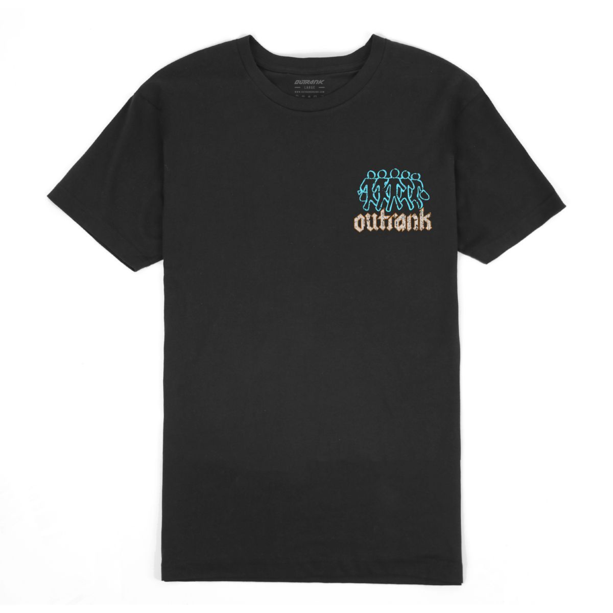 Outrank "Whole Team Paid" Tee (Black) - Outrank