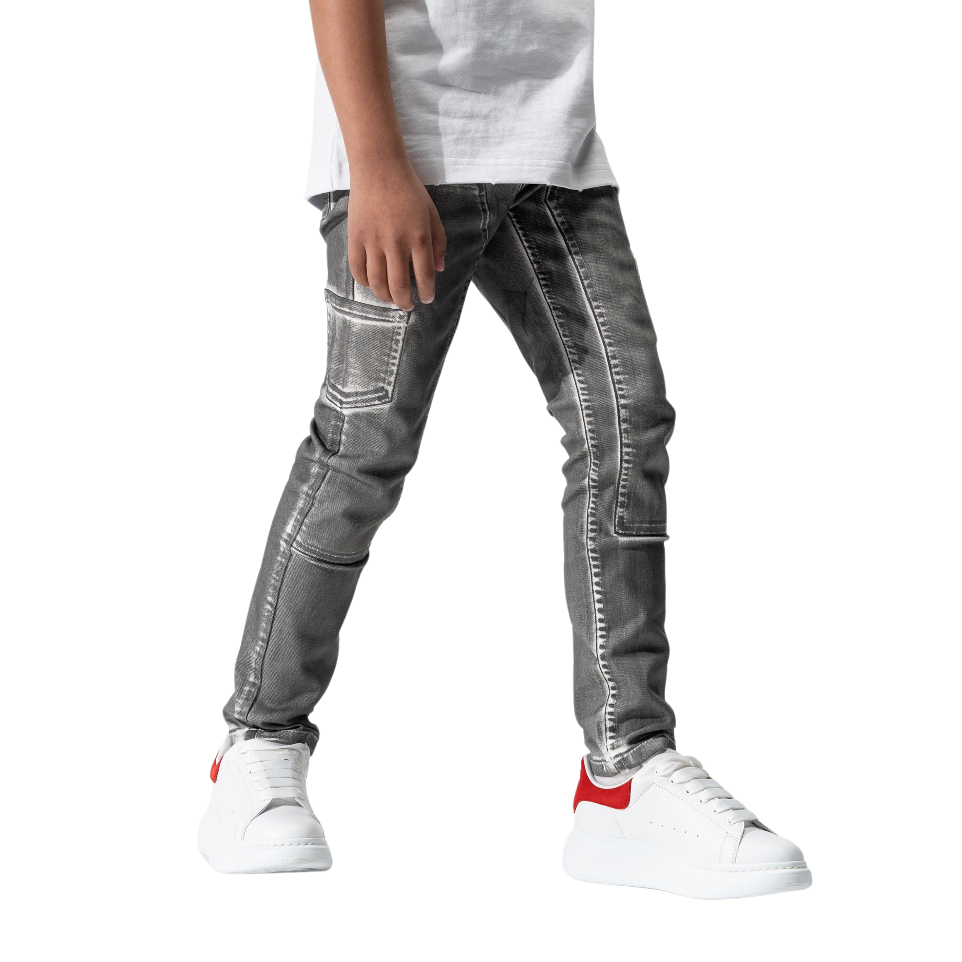 Kids Serenede "Tiburon" Jeans (Grey) - Serenede