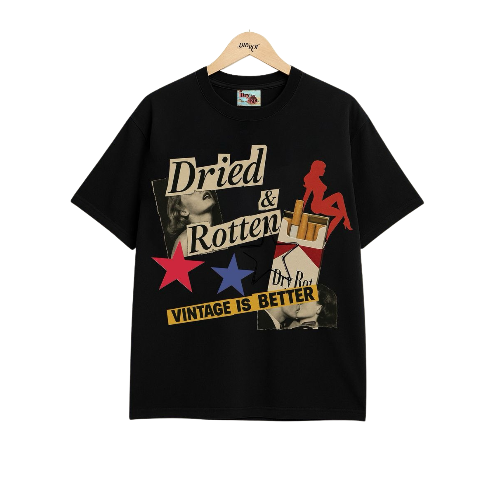 Dry Rot "Collage" Tee (Black)