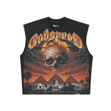 Godspeed "Echoes Empire" Sleeveless Tee (Black Wash)