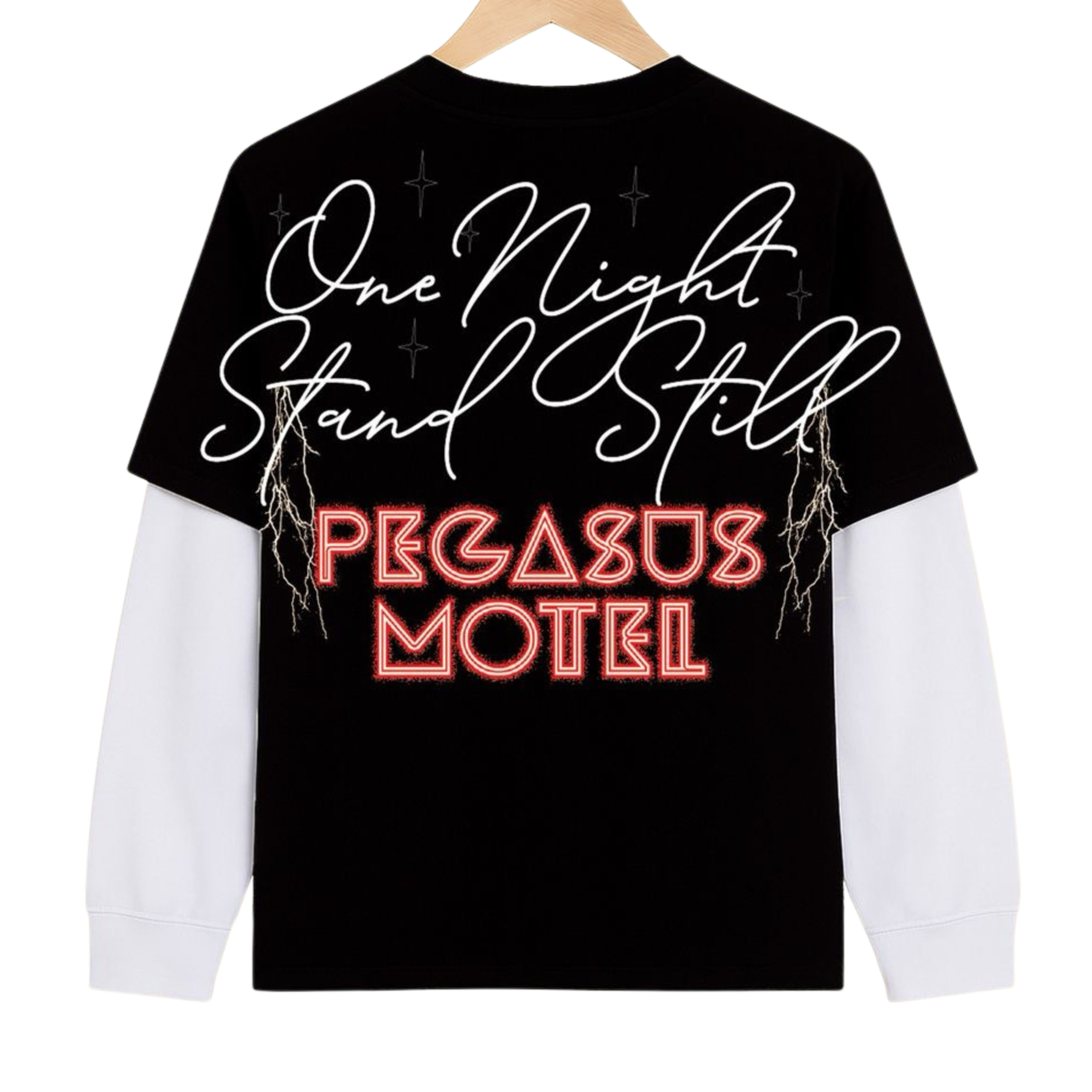 Dry Rot "Pegasus Motel" Layered LS (Black)