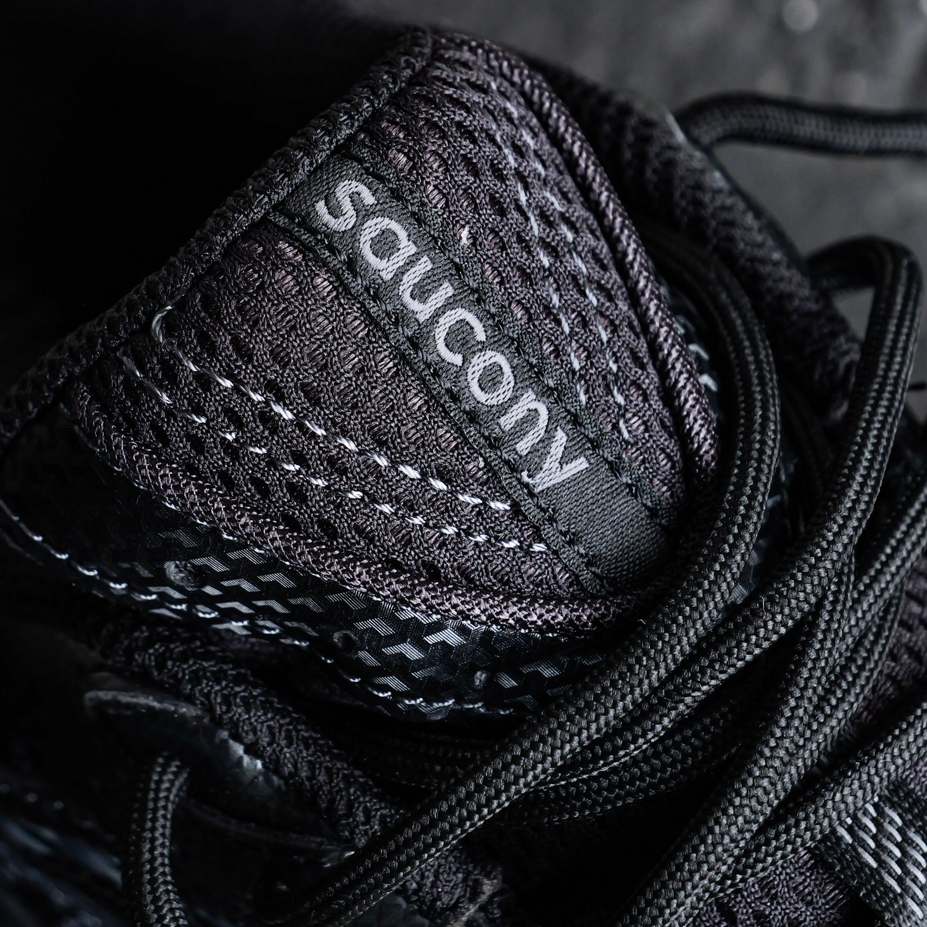 Mens Saucony Progrid Ride 1 (Black/Gunmetal)