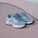 Mens Saucony ProGrid Omni 9 (Grey/Teal) - Saucony