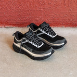 Mens HOKA Bondi 7 (Black/Silver) - HOKA