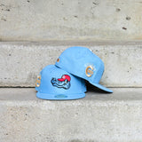 New Era Chicago Cubs Side Patch Fitted (Sky)