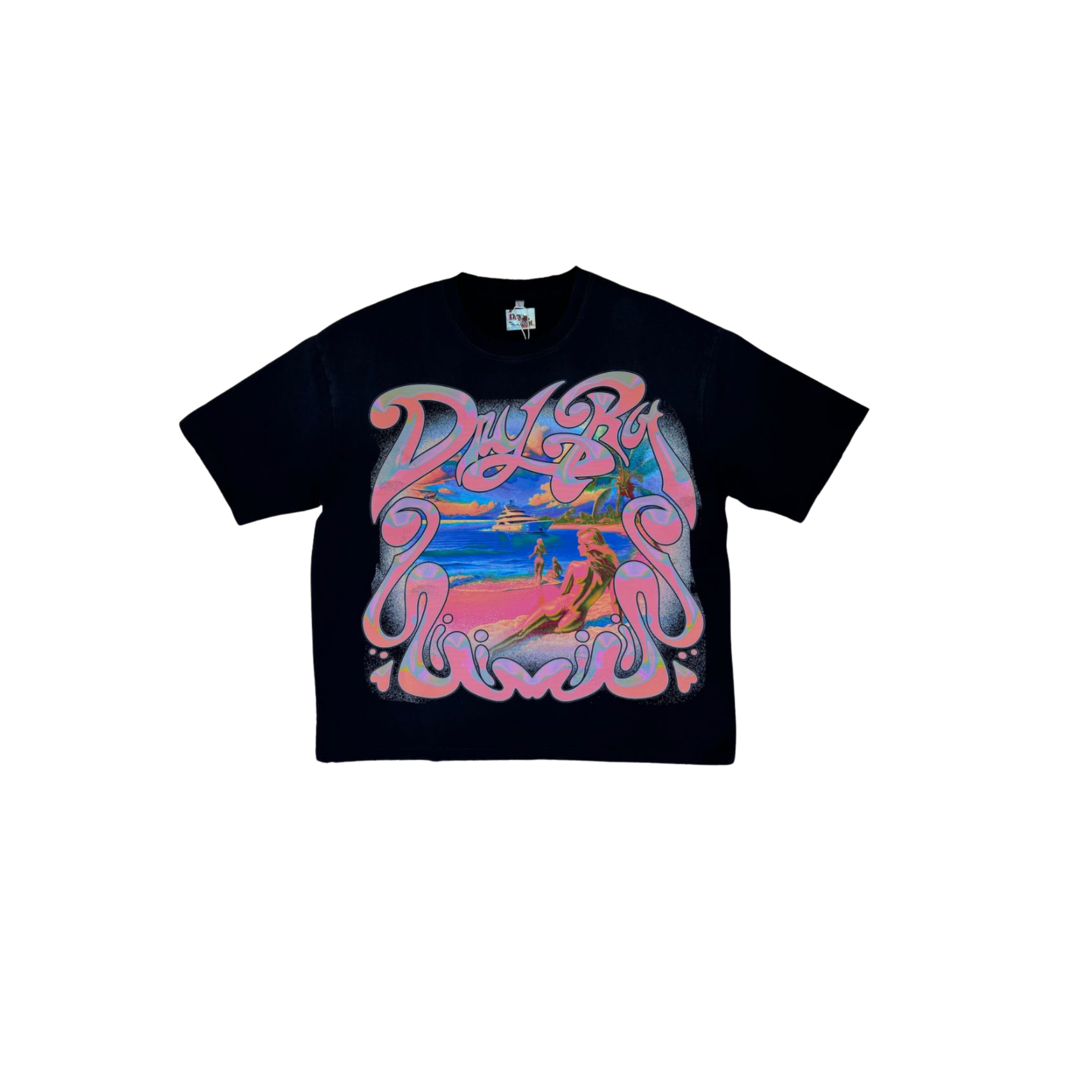 Dry Rot "The View" Tee (Black) - Dry Rot