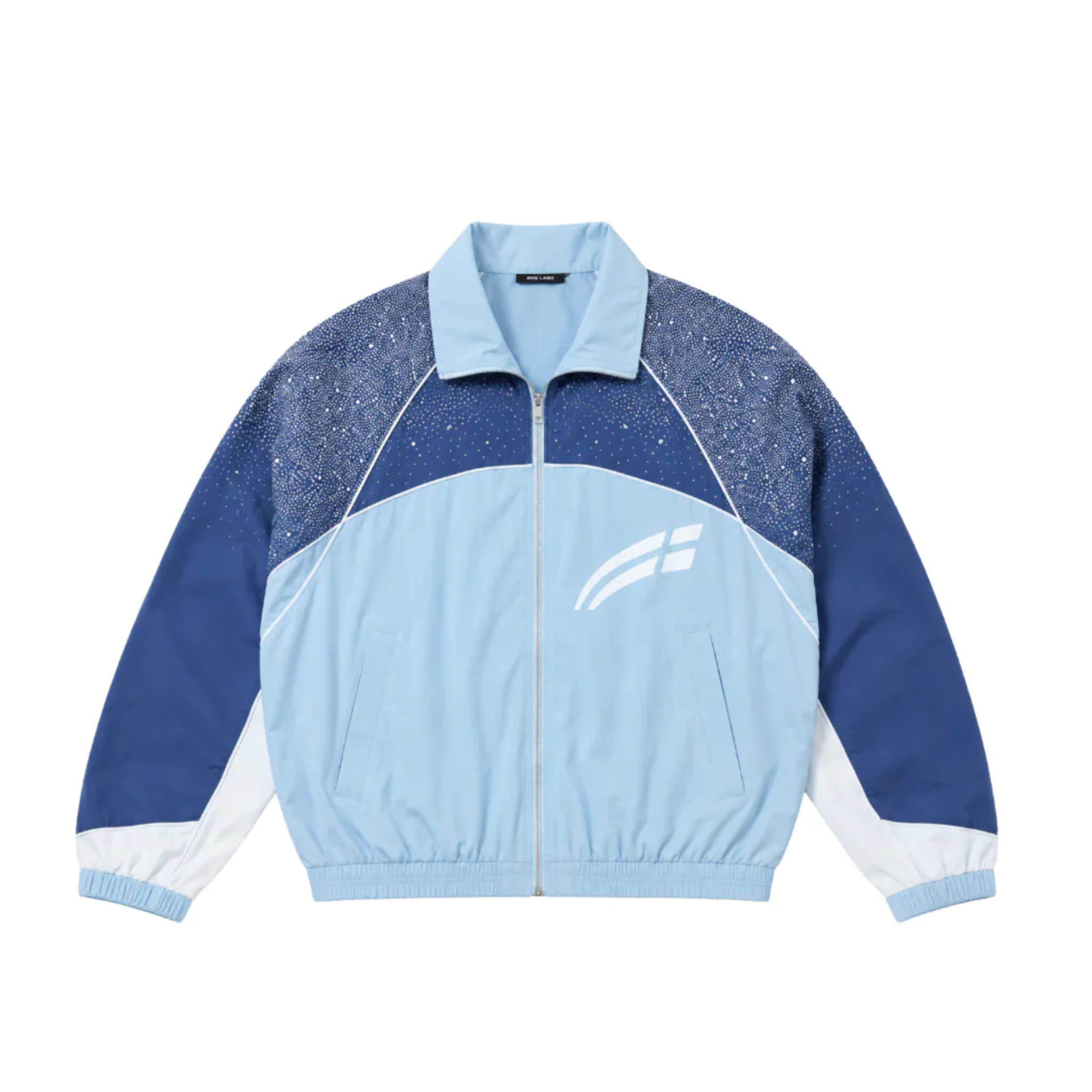 Rvs Labs "Astral" Zip Windbreaker (Steel Blue/Powder Blue)