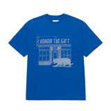 Honor The Gift Panther Barbershop T-Shirt (Blue) - Honor The Gift