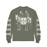Memory Lane Reapers Long Sleeve Tee (Olive) - Memory Lane