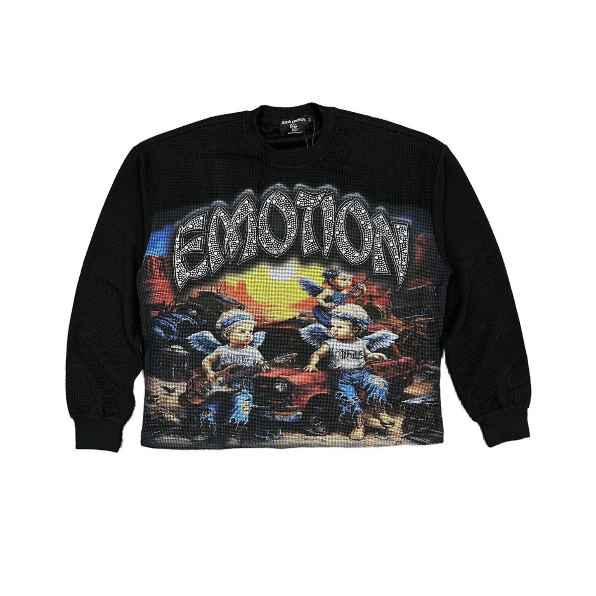 Mixed Emotion "Sunrise" LS Tee (Black)
