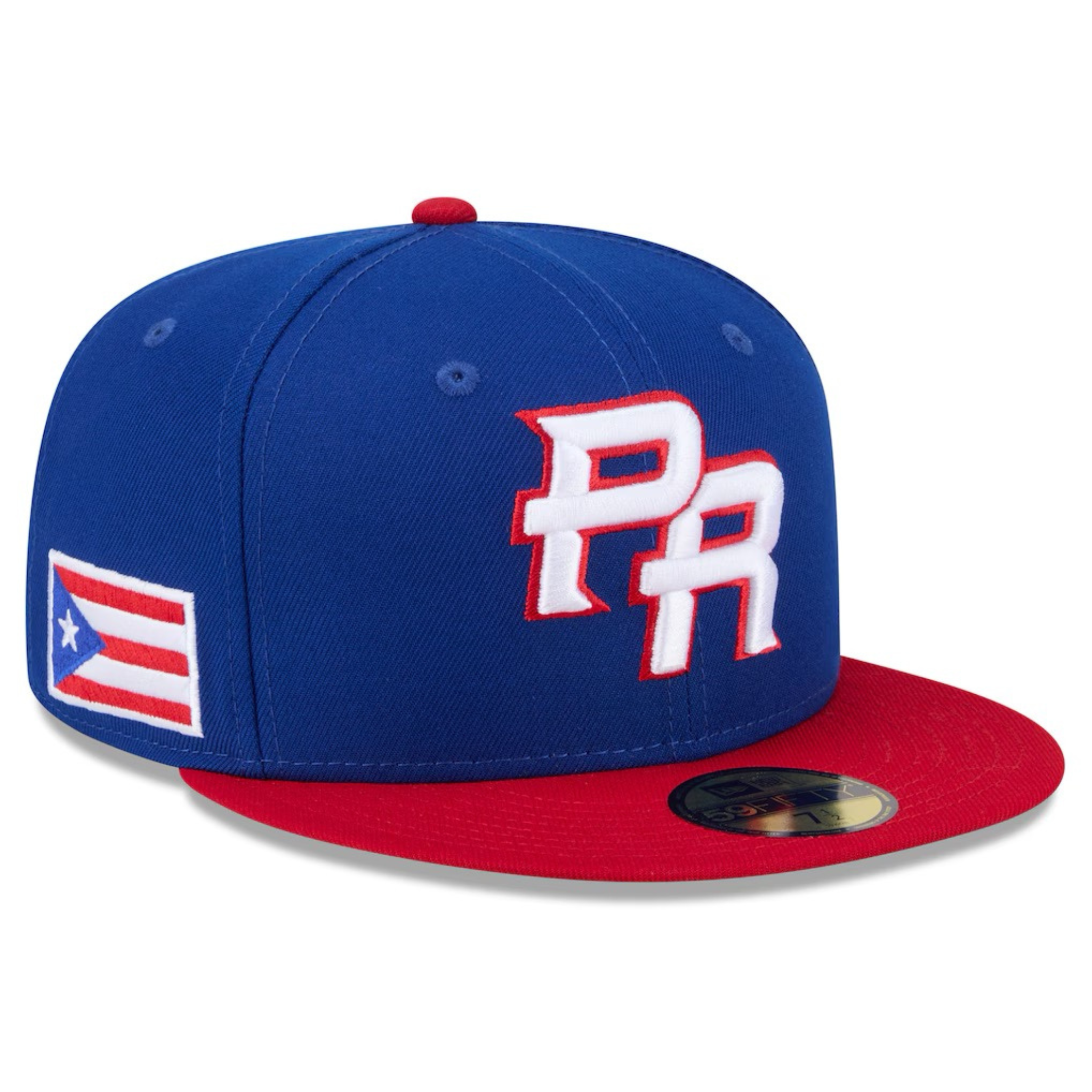 Puerto Rico Baseball New Era 2026 World Baseball Classic 59FIFTY Fitted Hat - Blue/Red
