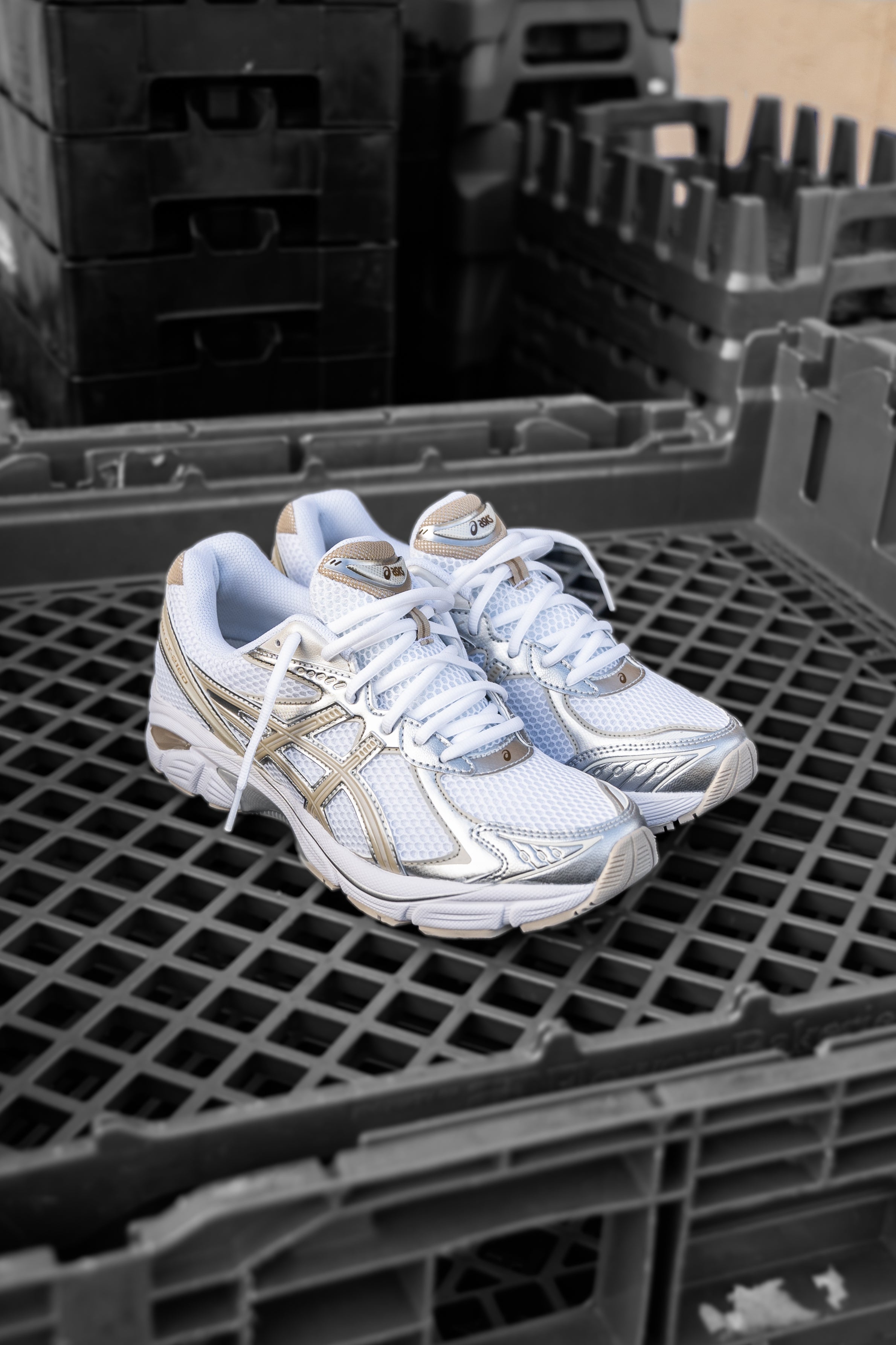 Mens Asics GT-2160 (White/Putty) - Asics