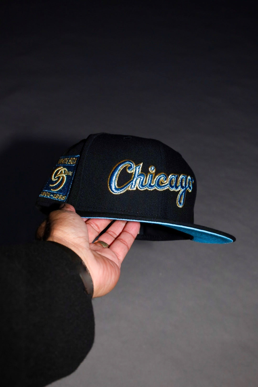 New Era Chicago White Sox 95th Anniversary Side Patch Fitted (Black)