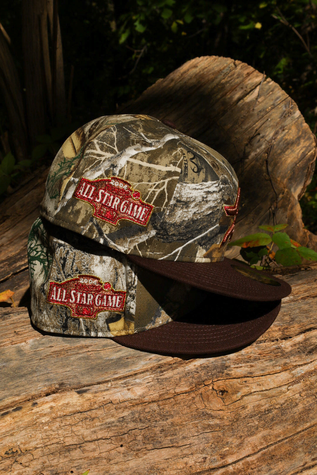 New Era Houston Astros 2004 ASG Side Patch Grey UV 59Fifty Fitted (Real Tree Camo/Burnt Wood)