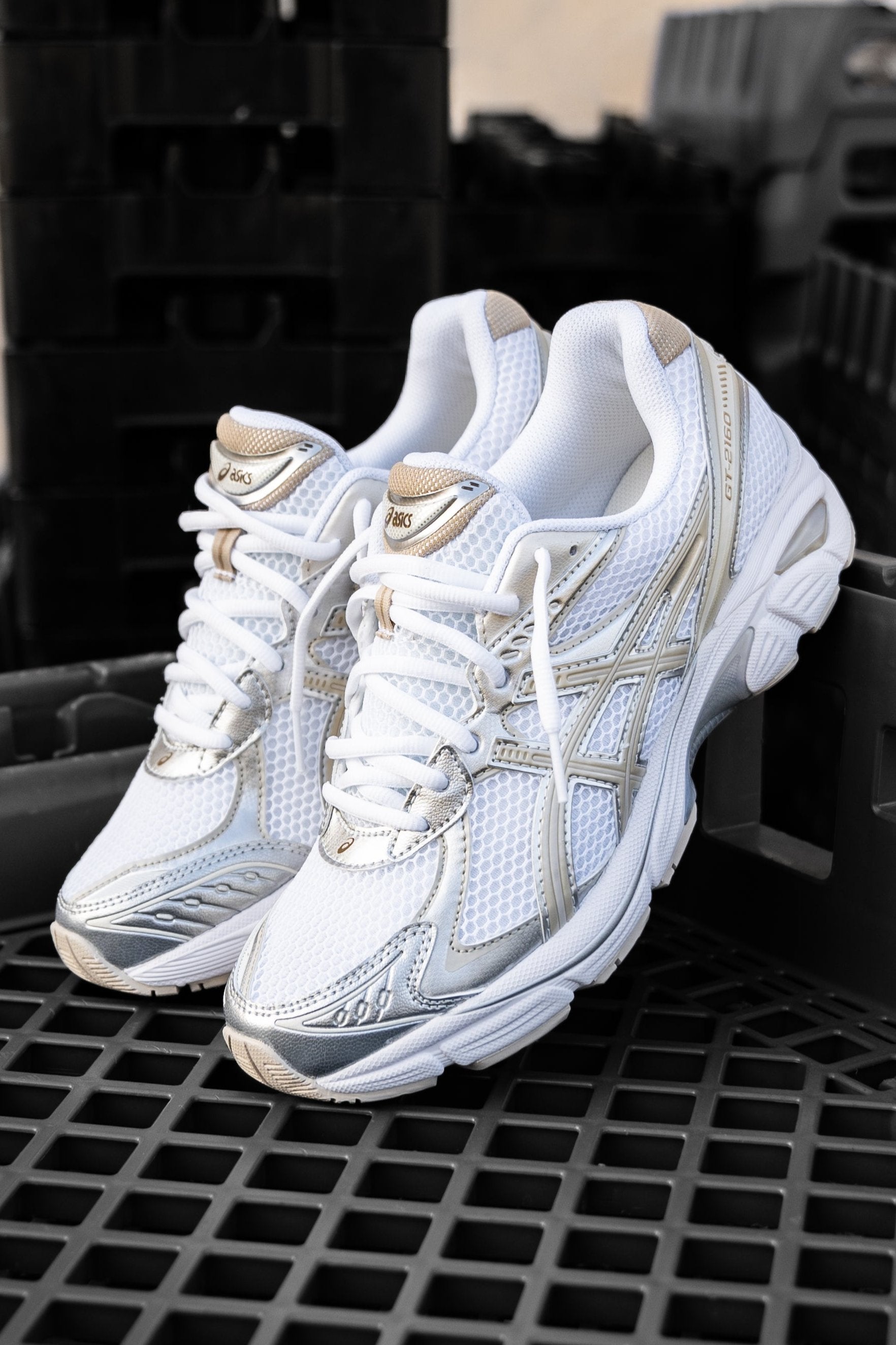 Mens Asics GT-2160 (White/Putty) - Asics