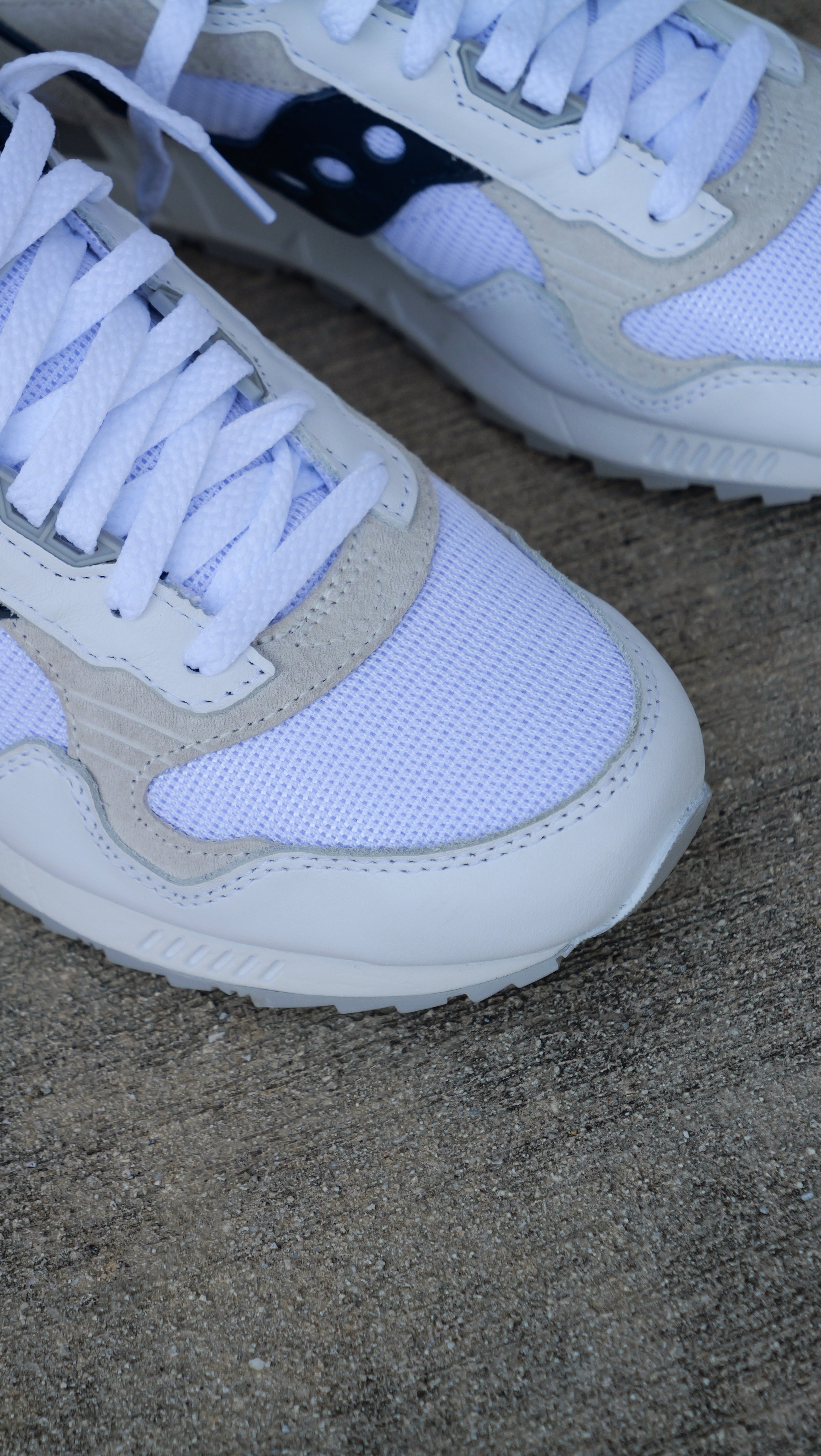 Mens Saucony Shadow 5000 (White/Navy) - Saucony