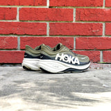 Mens HOKA Clifton Pro AVRV (Antique Olive/River Rock Grey)