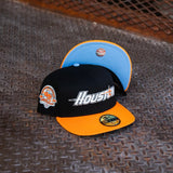 New Era Houston Astros 45th Anniversary Sky UV (Black/Orange) 59Fifty Fitted - New Era