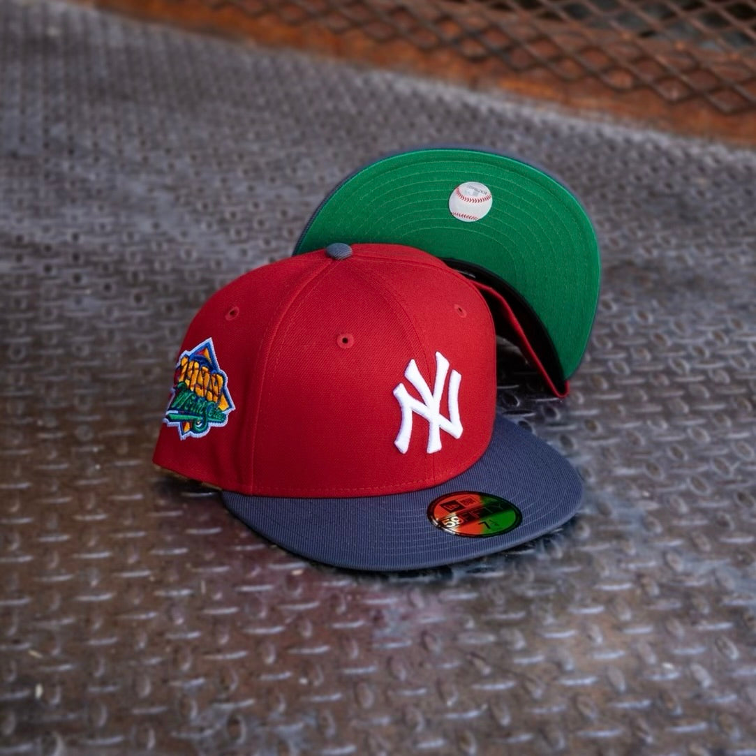 New Era New York Yankees 1999 World Series Green UV (Red/Graphite) 59Fifty Fitted - New Era