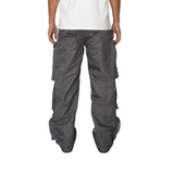 EPTM Baggy Moon Zip Cargo Pants (Grey) - EPTM