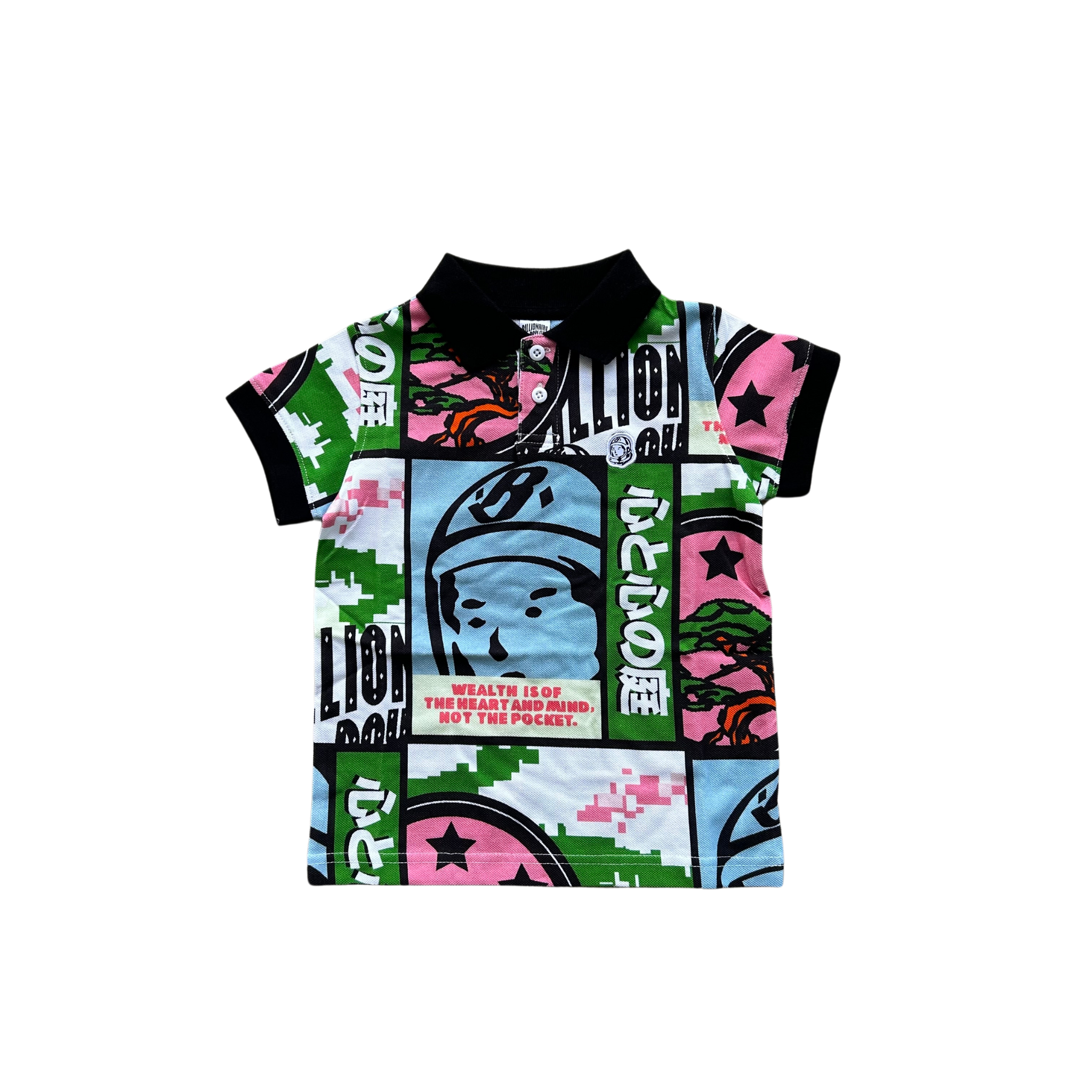 Kids Billionaire Boys Club BB Garden SS Polo (White) - Billionaire Boys Club