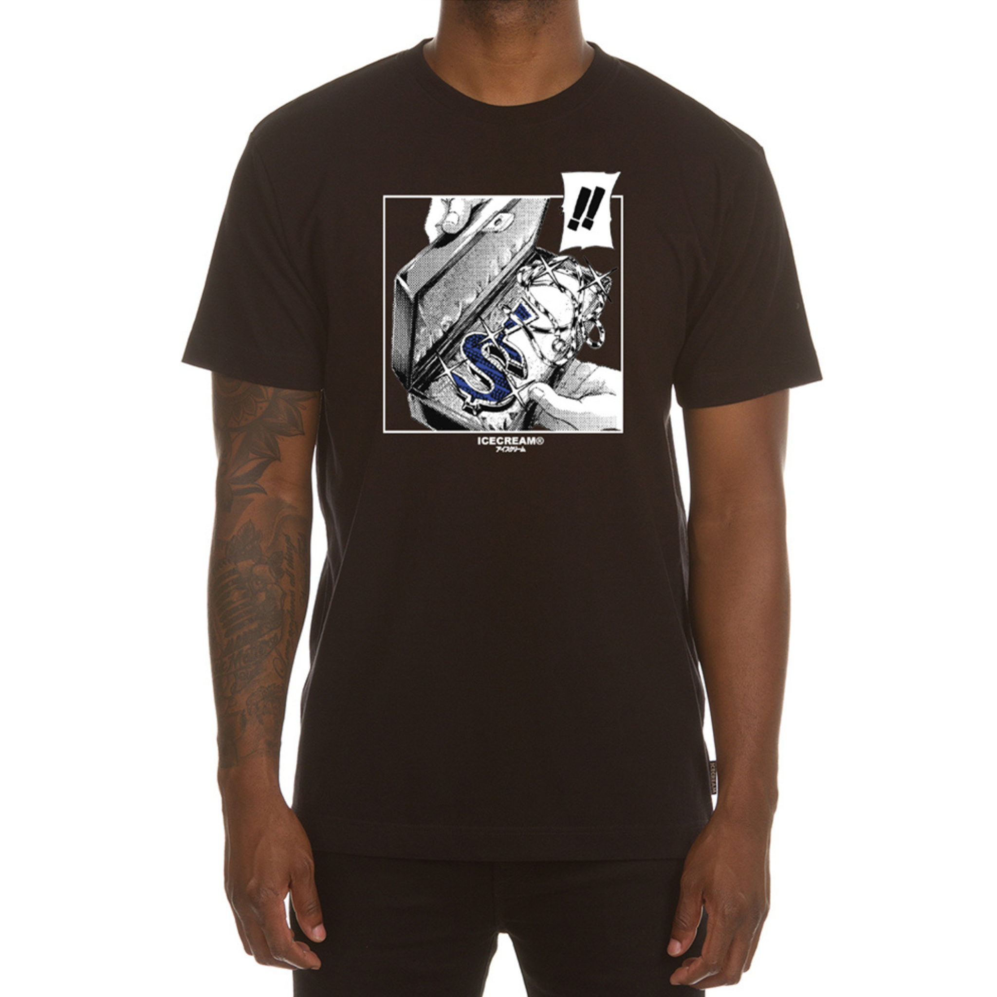 Icecream Reveal SS Tee (Black) - Ice Cream