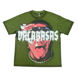 Valabasas "DEATH" Tee (Green) - VALABASAS